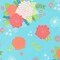Fabric Moda Sky Bursting Blooms Honeyed Horizon by the Quarter Yard 47010-19
